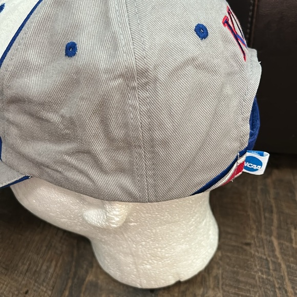 University of Kansas Jayhawks Mascot Baseball‎ Style Hat Cap Gray White NCAA - Picture 3 of 7